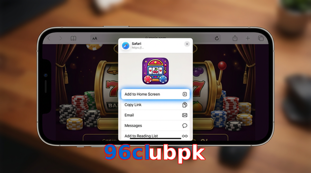 Game list for 96Clubpk ios section