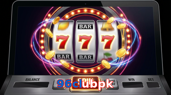 Main screen of 96Clubpk slots page for PK players